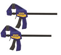 IRWIN T5462EL7 QUICK-GRIP 150mm (6) Mini Clamp - 2 Pack, Multi