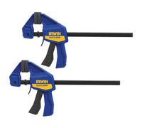Irwin Quick-Grip Mini One-Handed Bar Clamp T5462EL7 150mm (6") 2-Pack
