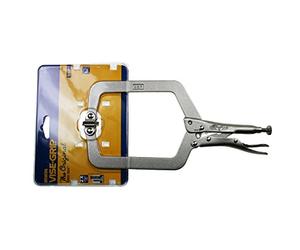 IRWIN T9SP 9-Inch/225 mm Vise-Grip Locking C-Clamp with Swivel Pads