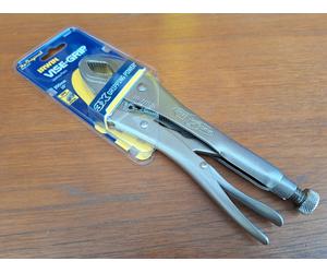 IRWIN "THE ORIGINAL" 10508017 - 250mm CURVED JAW VICE GRIP, GREAT ITEM