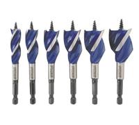 Irwin Tools IRWIN SPEEDBOR Drill Bit Set for Wood, 4-Inch, 6-Piece (1877239)