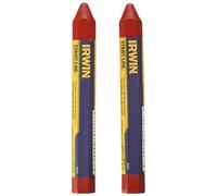 Irwin Tools IRWIN Tools Strait-LINE Lumber Pencils, Red, 2-Pack (666012)