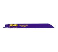 Irwin Tools Metal & Wood Cutting 10tpi x 200mm Reciprocating Blade 5 Pack