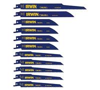 Irwin Tools Reciprocating Saw Blade Set, 11-Piece (4935496), Blue,Yellow