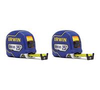Irwin Tools Strait-LINE 2-Pack 25-ft Tape Measure (IWHT39396S), Navy/Grey