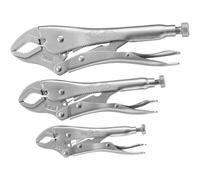 Irwin Visegrip 10508020 Curved Jaw Locking Plier Set, Grey