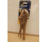 Vise-Grip Straight Jaw Locking Pliers with Plastic Handle T0102EL4 Steel Silver