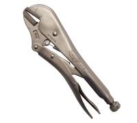 Vise-Grip Straight Jaw Locking Pliers with Plastic Handle T0102EL4 Steel Silver