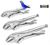 Irwin Visegrip 10508020 Curved Jaw Locking Plier Set, Grey