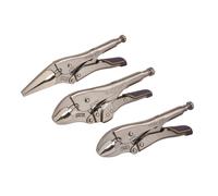 Irwin Vise-Grip Fast Release Locking Pliers Set Of 3 7r 9ln & 10wr Irwin Vise-Grip Multicolor