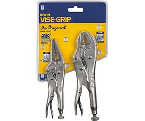 IRWIN Vise-Grip Original Locking Pliers with Wire Cutter Set, 2 Piece, 36