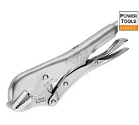Vise-Grip Straight Jaw Locking Pliers with Plastic Handle T0102EL4 Steel Silver