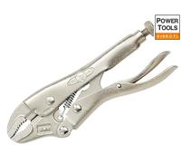 Vise-Grip Curved Jaw Locking Pliers with Plastic Handle T1002EL4 Steel Silver
