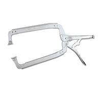 Irwin Locking C-Clamp T20EL4/IWT20EL4 - Swivel Pads, Silver, 275 mm