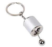 IRYNA 1Pcs Creative Metal Gear Shifter Keychain, Manual Transmission Racing Tuning Model Car Keyring Accessories