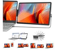 Iryreafer Laptop Screen Extender, 11.6 Inch Mini Game Monitor 360° Rotatable Attachable Portable Monitor Extender for Laptop, Compatible with Mac, PC, Chrome, Powered by USB or Mini HDMI Port