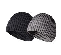 Irzaki Mens Beanie - Winter Hats for Men Cuff Fleece Beanie Knit Wool Skull Cap for Outdoor Activities and Daily Use