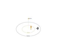 IS 2360-3 ECO BLACK PIR MOTION/LIGHT SENSOR NT CEILING 360° 12M