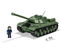 IS-3 Soviet brick tank model - COBI-2590 - 1170 bricks - 1:28 scale