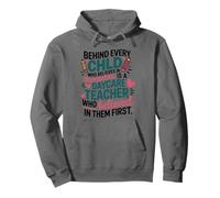 Is A Daycare Teacher Who Believed In Them First, Childcare Pullover Hoodie