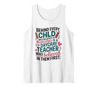 is A Daycare Teacher Who Believed in Them First, Childcare Tank Top