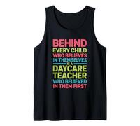 is A Daycare Teacher Who Believed in Them First, Preschooler Tank Top
