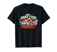 is A Fake Fish A Dekoi Funny Koi Pun Value Graphic T-Shirt