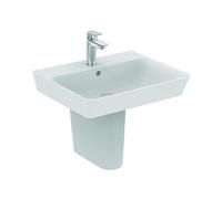 Ideal Standard Wall Hung Basin Connect Air Basin Cube 550mm with one taphole / with overflow Ceramic