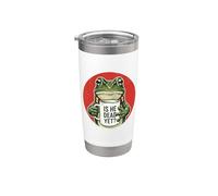 is He Vintage Dead Yet Retro Design Graphic Funny Frog Stainless Steel Insulated Tumbler