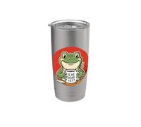 is He Vintage Dead Yet Retro Design Graphic Funny Frog Stainless Steel Insulated Tumbler