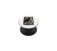 is He Vintage Dead Yet Tshirt Men Raven Bird Dark Humor Work PopSockets Adhesive PopGrip