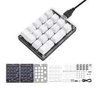IS Icstation Numeric Keypad Soldering Practice Kit, 17-Key DIY Number Pad Soldering Project Kit, Hot-Swappable Blue Switches, Plug & Play for Windows, Ideal for College STEM Education & DIY Hobbyists