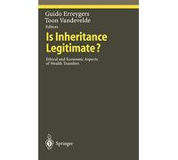 Is Inheritance Legitimate?: Ethical and Economi. Erreygers, Vandevelde<|