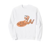 Is It Apple Season Yet? Funny Worm Apple Farm Farmer Harvest Sweatshirt