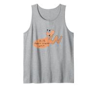 is It Apple Season Yet? Funny Worm Apple Farm Farmer Harvest Tank Top