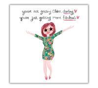 Is It Friday Yet? Birthday Card for Friend, Female Holding out her Arms!, Multi-coloured