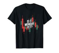 is It Monday Yet Stock Trading Candles Chart T-Shirt