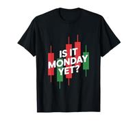is It Monday Yet Stock Trading Candles Chart T-Shirt