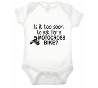 Is It Too Soon To Ask For A Motorcross Bike Short Sleeve Babygrow
