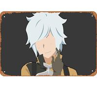 Is It Wrong To Try To Pick Up Girls In A Dungeon?, Bell Cranel, Danmachi Anime Poster Home Wall Art Decoration Retro Metal Tin Sign 8x12 inch