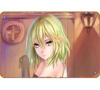 Is It Wrong To Try To Pick Up Girls In A Dungeon?, Ryuu Lyon, Danmachi Anime Poster Home Wall Art Decoration Retro Metal Tin Sign 8x12 inch