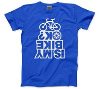 is My Bike OK? - Kids T-Shirt - Cyclist Biker Bicycle 5-6 Years Blue