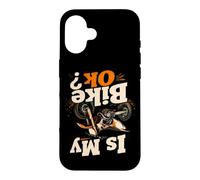 Is My Bike Ok Upside Down Motocross Humor Case for iPhone 16