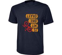 is My Bike Okay T-Shirt Funny Upsde Down Cycling Cyclist Accidental Biking Joke Funny Cycle Lovers Sarcastic Kids and Adults Unisex Gift Tee Top (Navy, 12 Years)