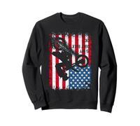 Is my Dirt Bike ok American flag Ride Hard Fast Throttle Sweatshirt