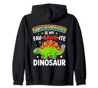 Is My Fav Rawr Ite Stegosaurus Dinosaur For Dino Lovers Zip Hoodie