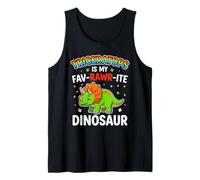 is My Fav Rawr ITE Triceratops Dinosaur Style Tank Top