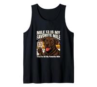 is My Favorite Mile Funny Runner Dog Tank Top