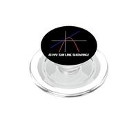 Is My Tan Line Showing - Cool Math Teacher Tan Lines PopSockets PopGrip for MagSafe