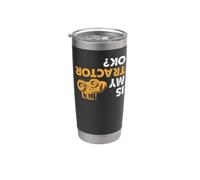 is My Tractor Ok? Funny Upside Down Farmer Stainless Steel Insulated Tumbler